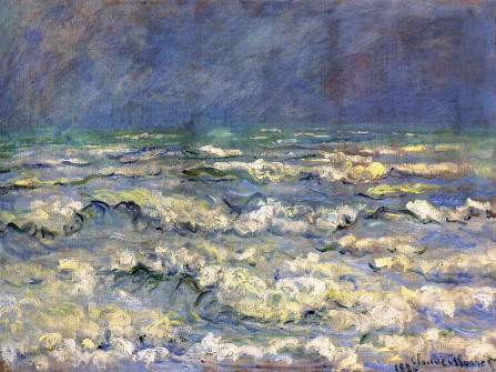 Claude Monet, Open Sea, Rough Weather, 1880
