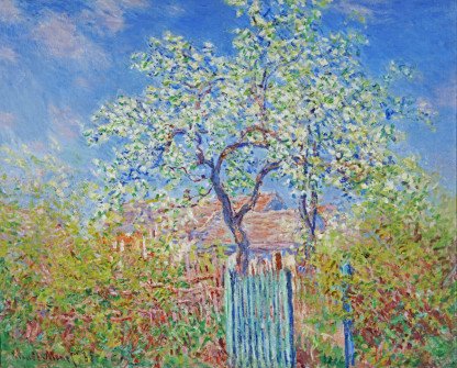 Claude Monet, Pear Trees in Flower, 1885