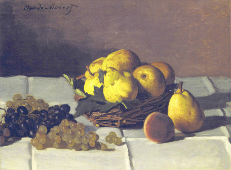 Claude Monet, Pears and Grapes, 1867-68