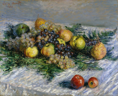 Claude Monet, Pears and Grapes, 1880
