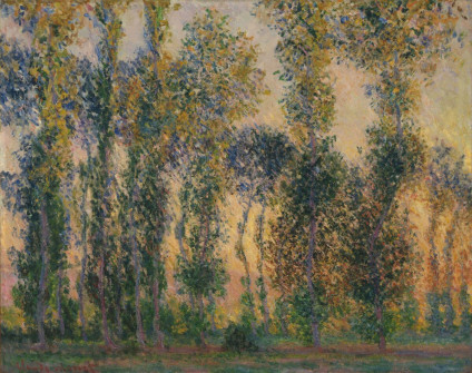 Claude Monet, Poplars at Giverny, Sunrise, 1887