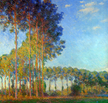 Claude Monet, Poplars on the Banks of the River Epte, Seen from the Marsh, 1891–92