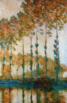 Claude Monet, Poplars on the Banks of the River Epte in Autumn, 1891