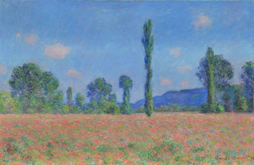 Claude Monet, Poppy Field, Giverny, 1890
