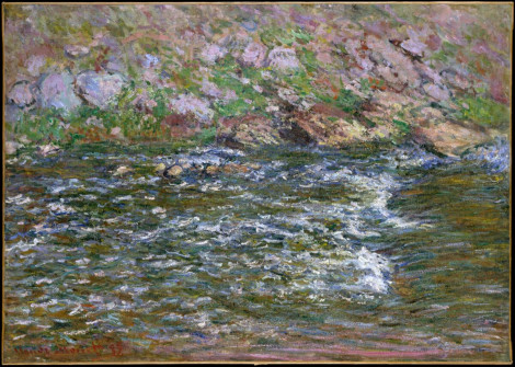 Claude Monet, Rapids on the Petite Creuse at Fresselines, 1889