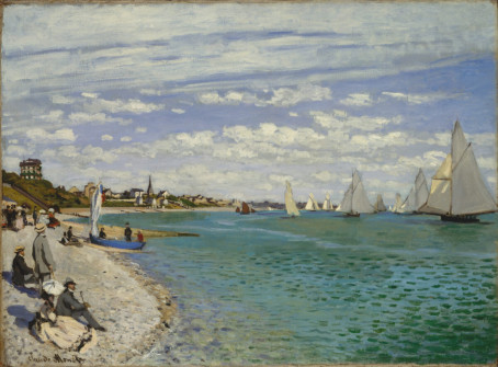 Claude Monet, Regatta at Sainte-Adresse, 1867