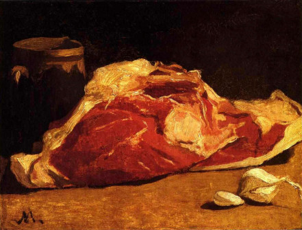 Claude Monet, Still Life With Meat, 1862-63