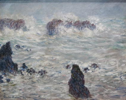 Claude Monet, Storm off the Belle-Ile Coast, 1886
