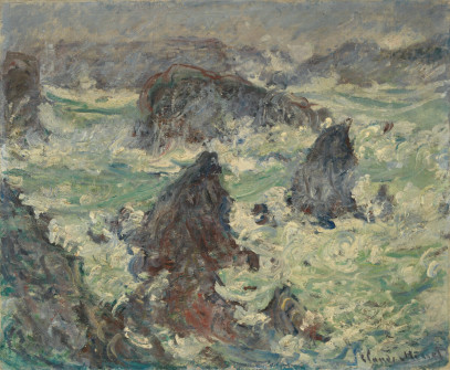 Claude Monet, Storm on the Cote de Belle-Ile, 1886