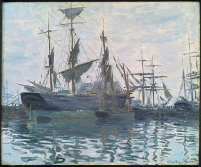 Claude Monet, Study of Boats, 1873