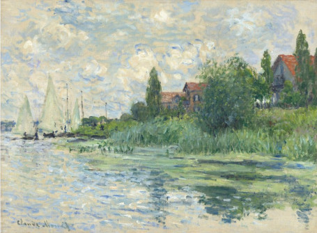 Claude Monet, The Banks of the Seine at Petit-Gennevilliers, 1874
