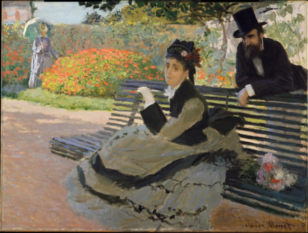 Claude Monet, The Bench, 1873