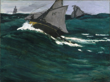 Claude Monet, The Green Wave, 1866