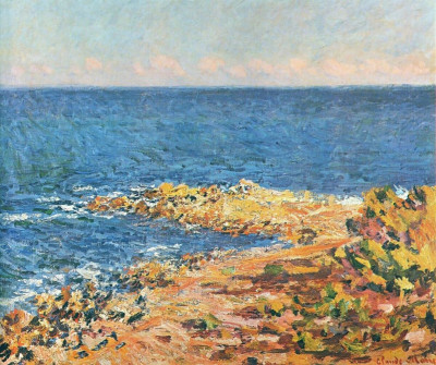 Claude Monet, The Mediterranean at Antibes, 1888