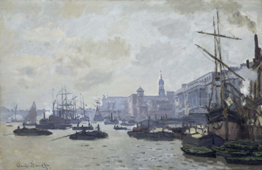 Claude Monet, The Pool of London, 1871