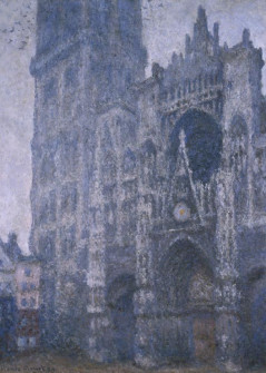 Claude Monet, The Portal and the Tour d'Albene, Grey Weather, 1893