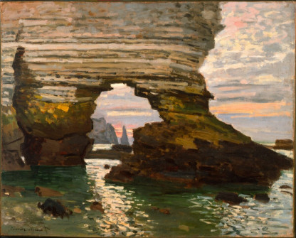 Claude Monet, The Porte D’Amont, Etretat, 1873