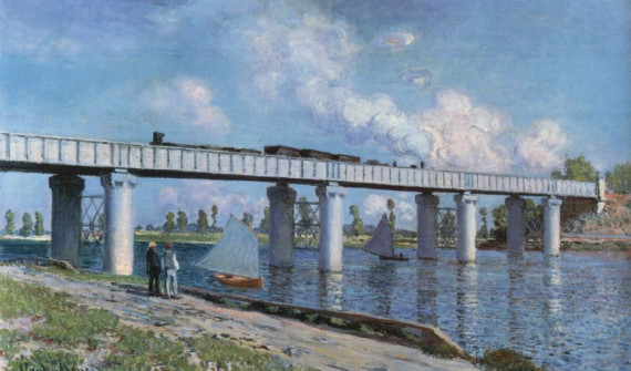 Claude Monet, The Railroad Bridge at Argenteuil, 1873