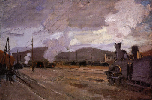 Claude Monet, The Railroad Station at Argenteuil, 1872
