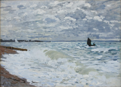 Claude Monet, The Sea at Sainte-Adresse, 1868