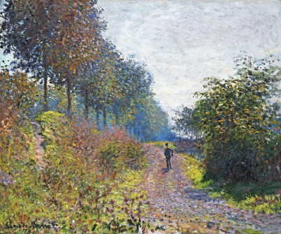 Claude Monet, The Sheltered Path, 1873