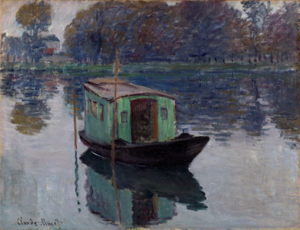 Claude Monet, The Studio Boat, 1874