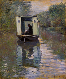 Claude Monet, The Studio Boat, 1875