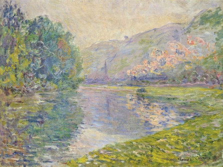 Claude Monet, The Train at Jeufosse, 1884