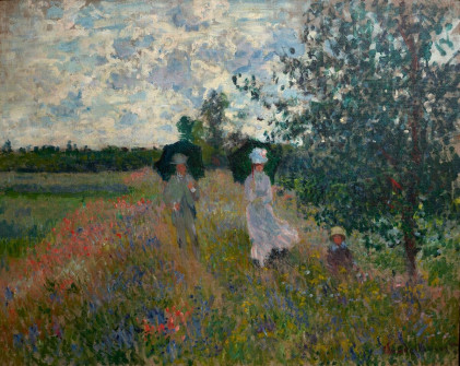 Claude Monet, The Walk, Argenteuil, 1875
