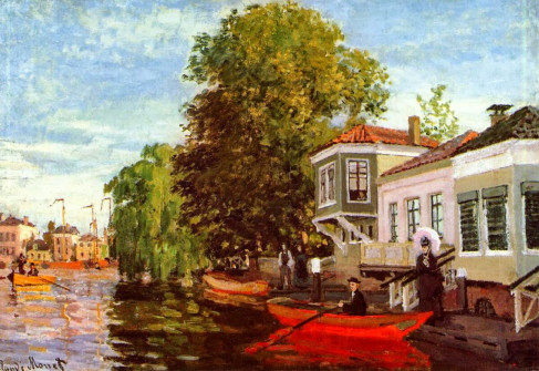 Claude Monet, The Zaan at Zaandam, 1871