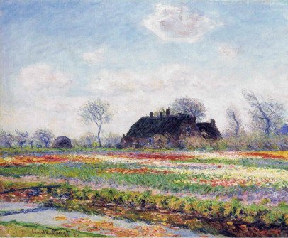 Claude Monet, Tulip Fields at Sassenheim, 1886