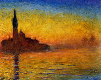 Claude Monet, Twilight, Venice, 1908