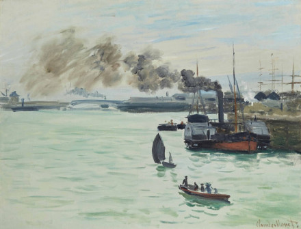 Claude Monet, Vue D’Un Port, 1871