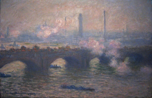 Claude Monet, Waterloo Bridge, Grey Day, 1903