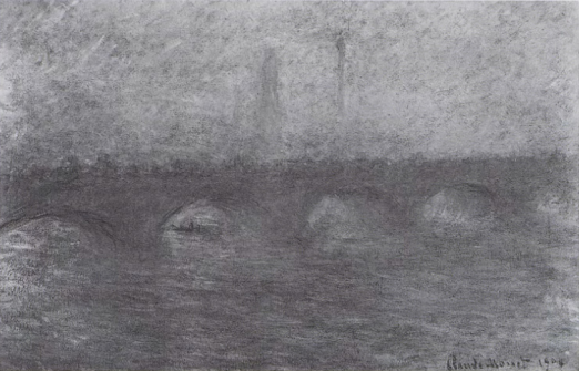 Claude Monet, Waterloo Bridge, Mist Effect, 1904
