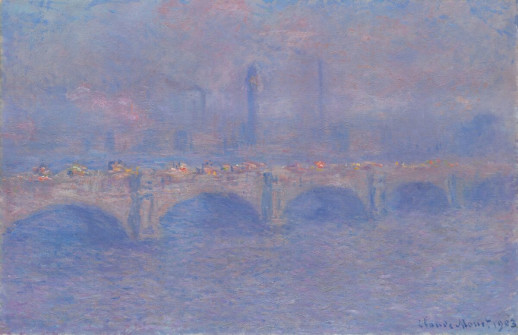 Claude Monet, Waterloo Bridge, Sunlight Effect, 1903