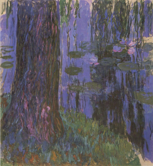 Claude Monet, Weeping Willow and Water-Lily Pond, 1916-19