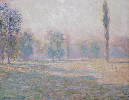 Claude Monet, White Frost at Giverny, 1887