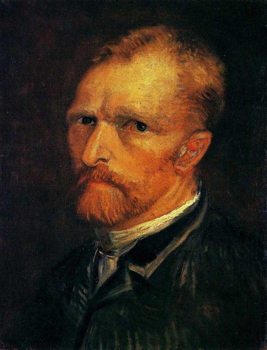 1. Vincent van Gogh, Self-Portrait, 1886