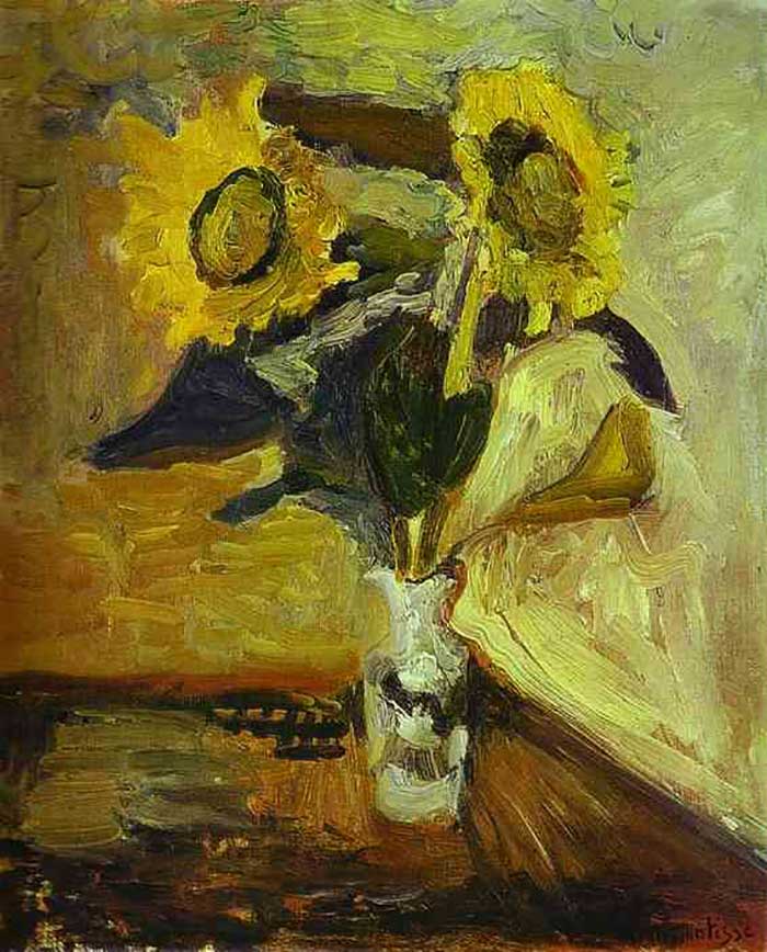 Henri Matisse, Vase Of Sunflowers, 1898