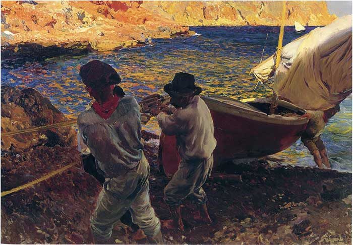 Joaquin Sorolla, End Of The Day, Javea, 1900