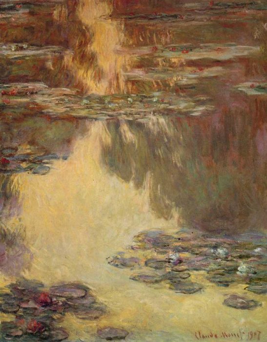 22. Claude Monet, Water Lilies, 1907
