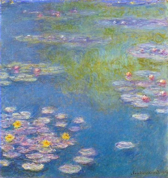28. Claude Monet, Water Lilies, 1908