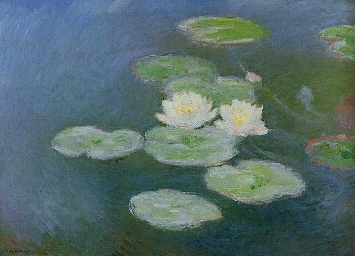4. Claude Monet, Water Lilies, Evening Effect, 1897-1899