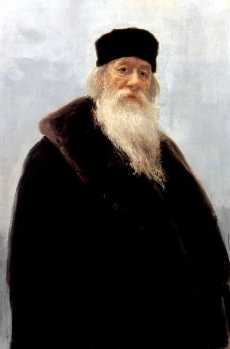 Ilya Repin, Portrait Of The Art Critic Vladimir Stasov, 1900