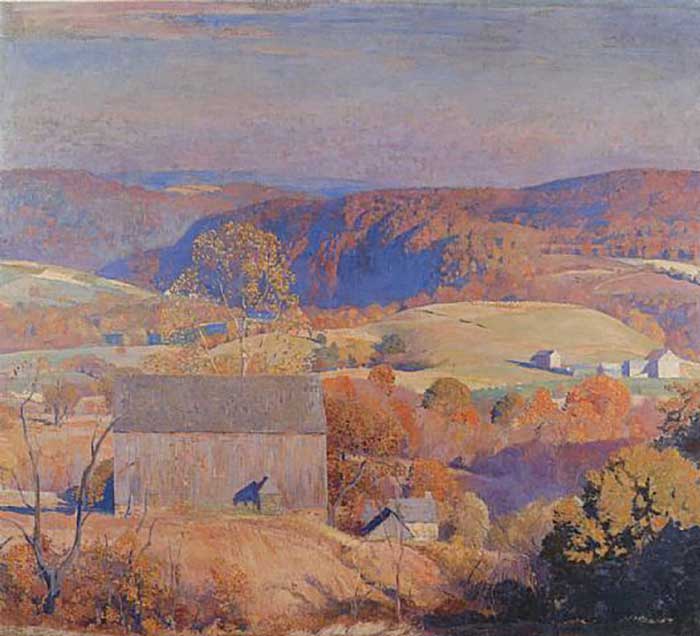 Daniel Garber, Autumn In Pennsylvania, 1941
