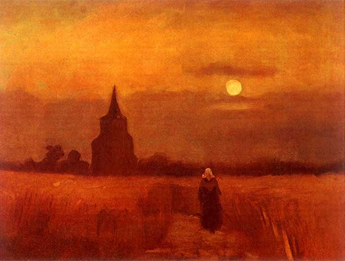 Vincent van Gogh, The Old Tower In The Fields, 1884