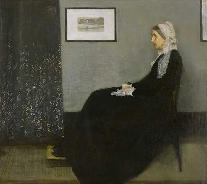 詹姆斯·雅培·麦克尼尔·惠斯勒，惠斯勒的母亲，1871年