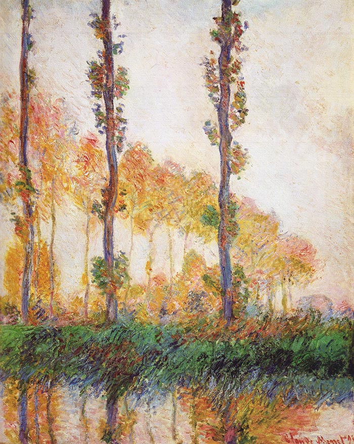 Claude Monet, Poplars (Autumn), 1891