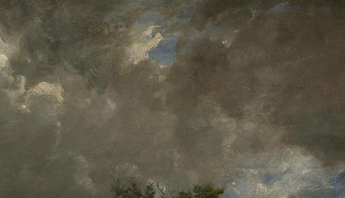 John Constable, The Hay Wain, 1821 Close-Up 5